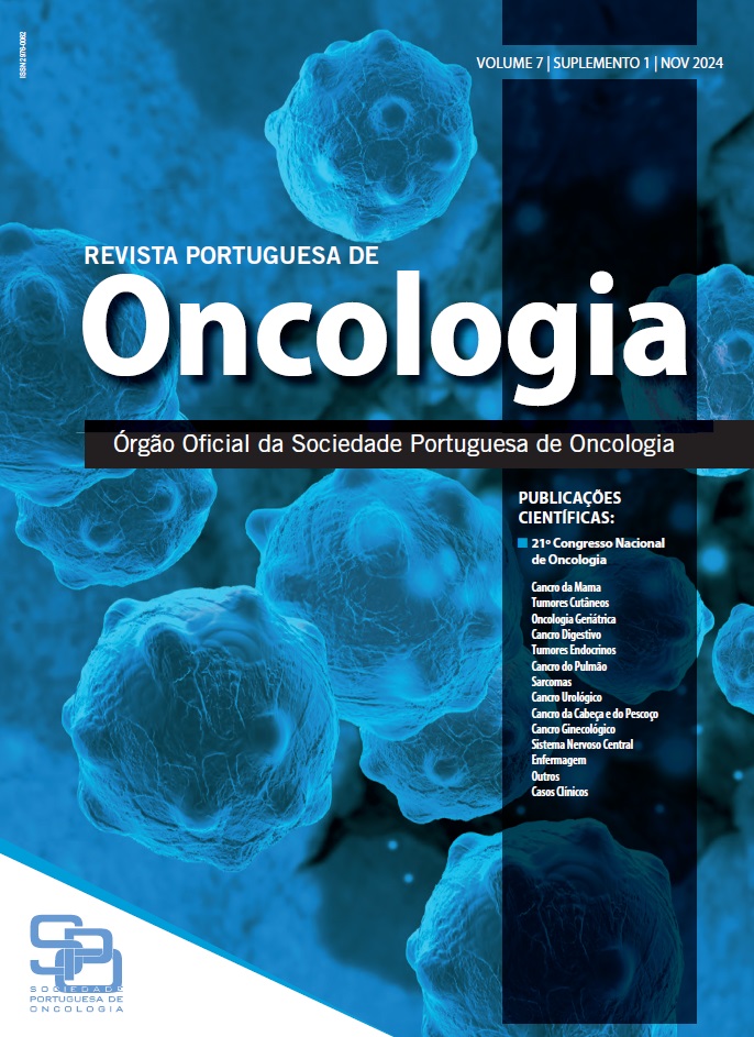					View Vol. 7 No. Suplemento (2024): Revista Portuguesa de Oncologia - 21º Congresso Nacional de Oncologia 2024
				